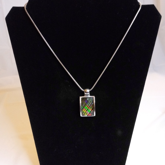 Vintage signed KC Necklace and Earrings - Picture 5 of 8